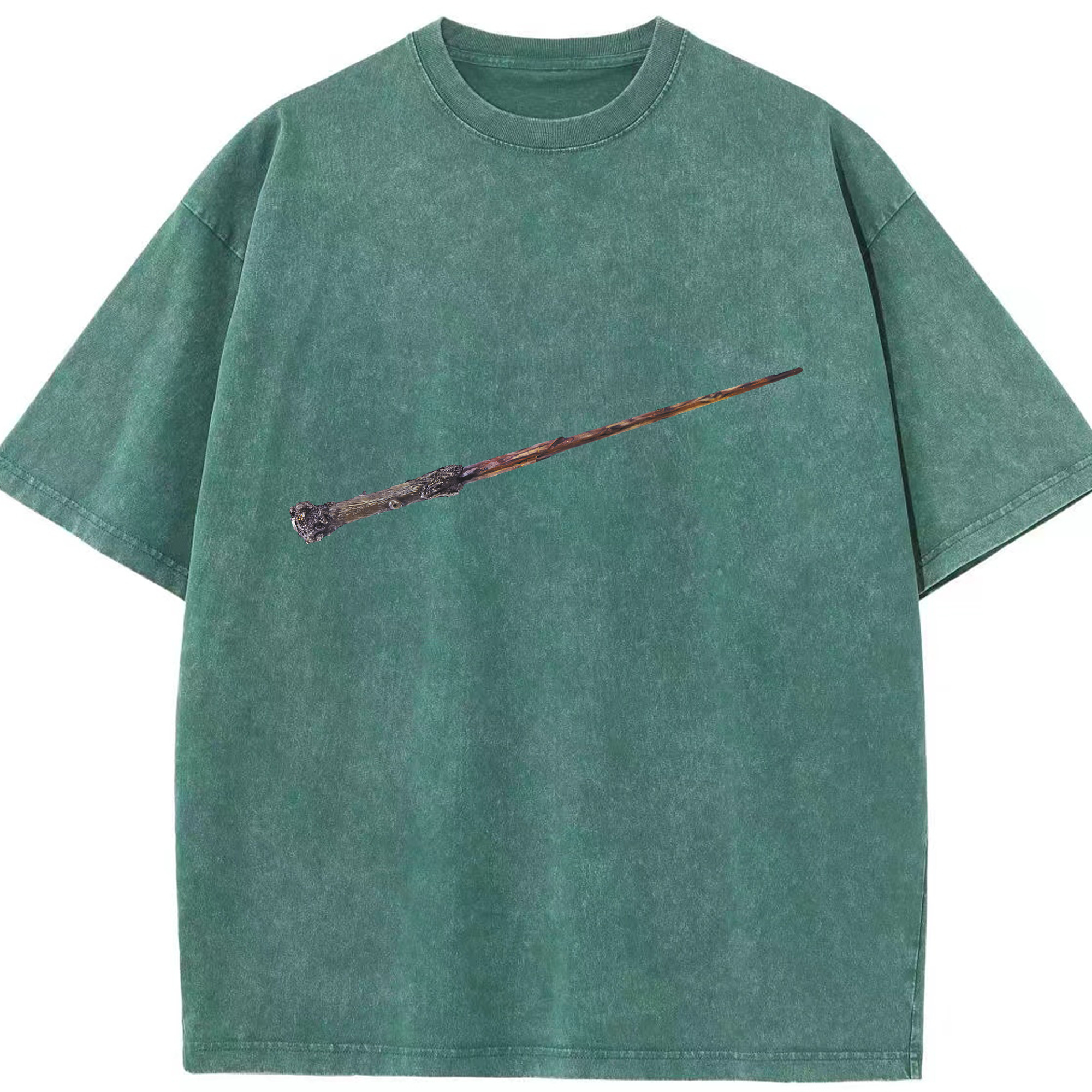 （画像用） Harry Potter ハリー・ポッターシリーズ 綿100% ヴィンテージ風 半袖Tシャツ（フロントプリント）